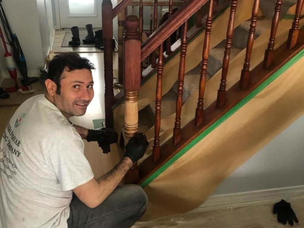 Stairs painting services in Ottawa